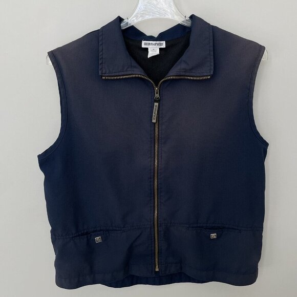 Romfh Equestrian Dry Tec Vest Women Size 4 XL Full Zip Vented Pockets Gray Faded - Picture 1 of 13